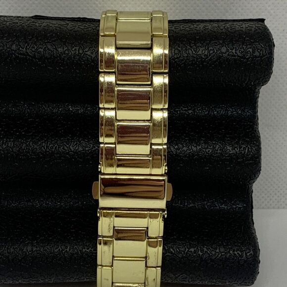 Inc International Concepts 100128134WA Men's Gold Analog Black Dial Watch NWC83 - Picture 4 of 8